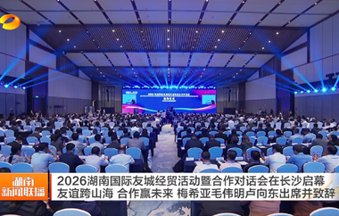 视频丨2026湖南国际友城经贸活动暨合作...