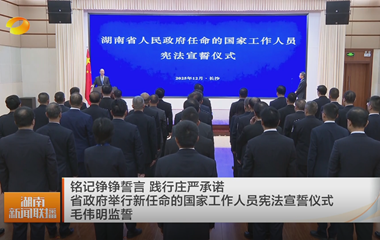 视频丨铭记铮铮誓言 践行庄严承诺 省政...