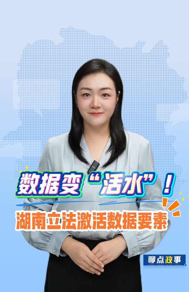 数据变“活水”！湖南立法激活数据要素